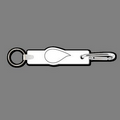 Key Clip W/ Key Ring & Water Drop Key Tag